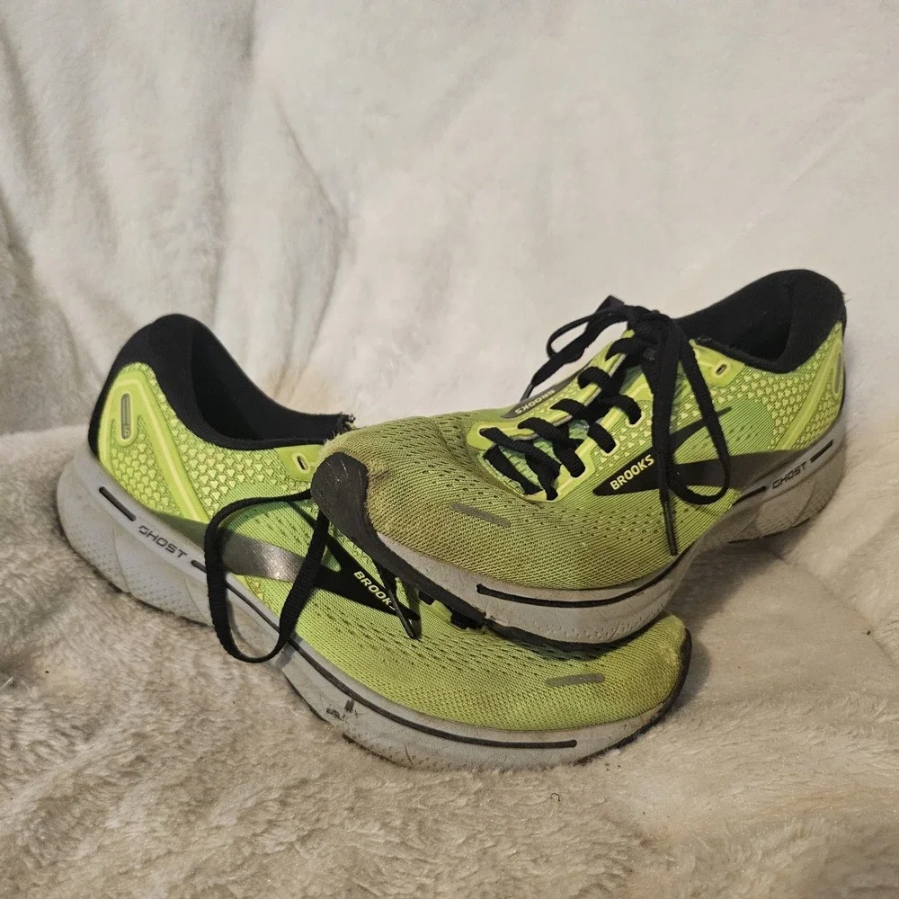 Brooks‎ Mens Ghost 14 1103691D310 Green Running Shoes Sneakers Size 8